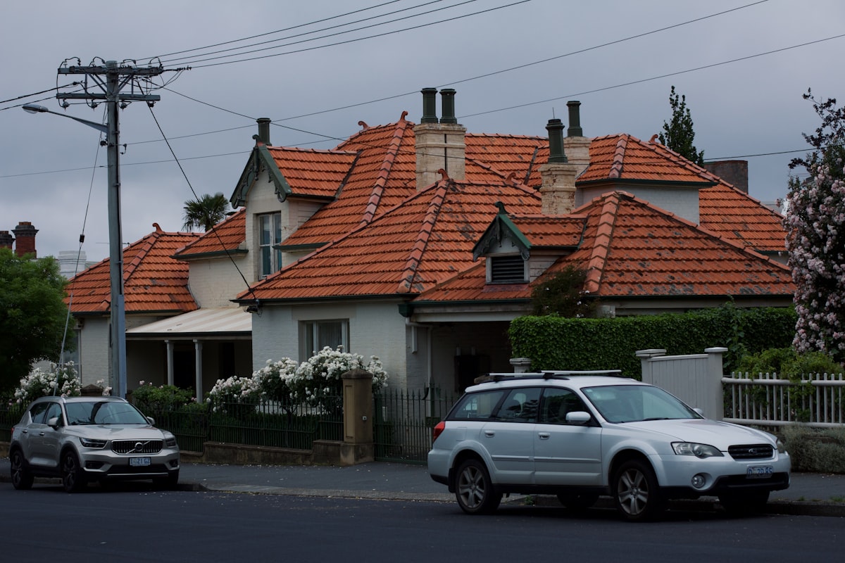 Completed tile roof on traditional cottage