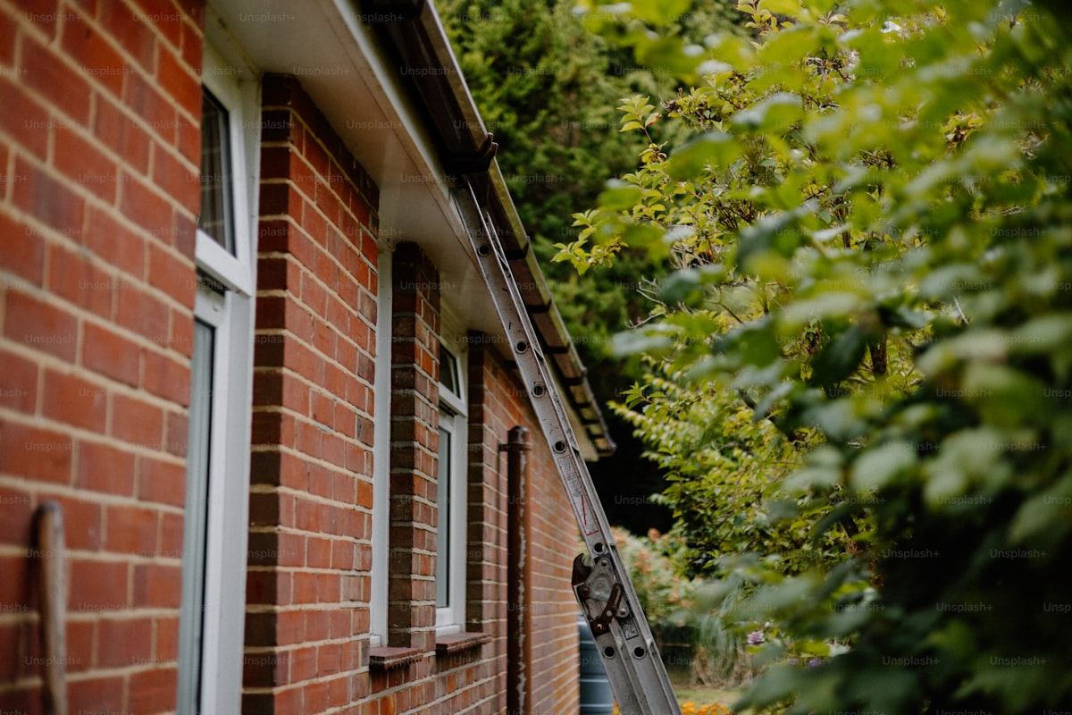 New gutter installation on residential property